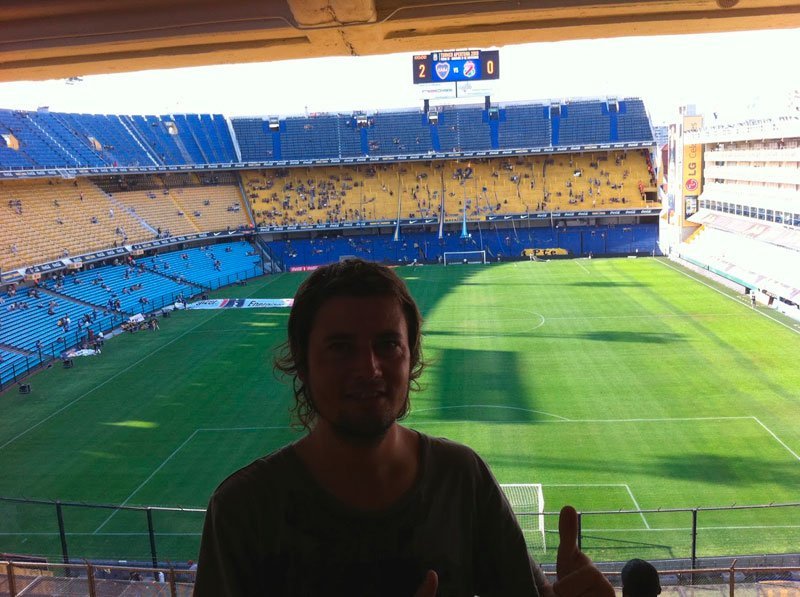 Estadio de fútbol de La Bombonera Boca Juniors