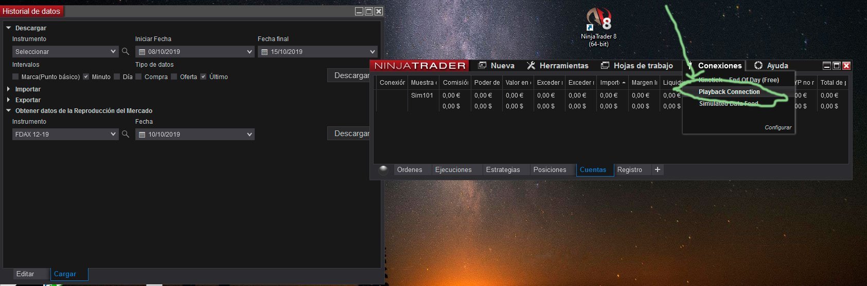 Tutorial-Market-Replay-Ninjatrader-8