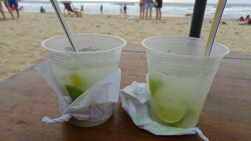 Caipirinha en Montañita Ecuador
