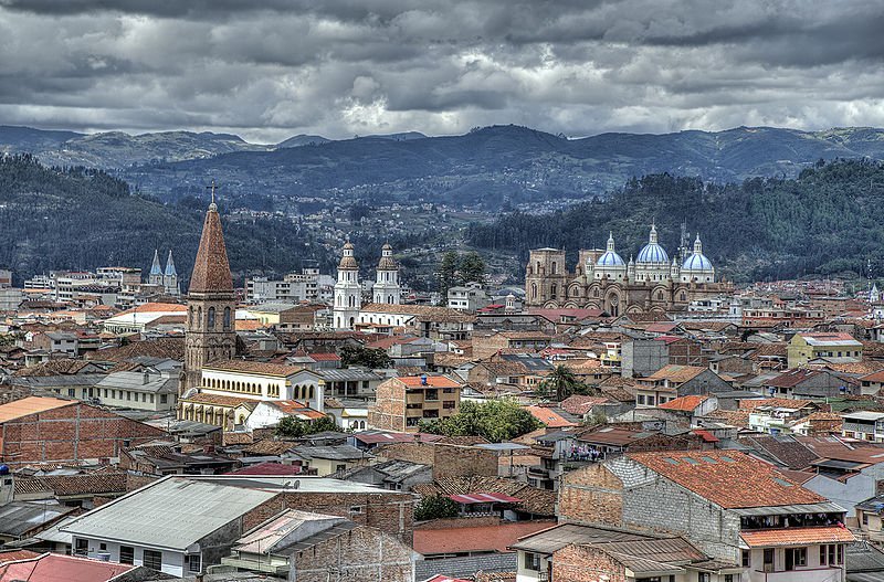 Centro histórico colonial de Cuenca, Ecuador