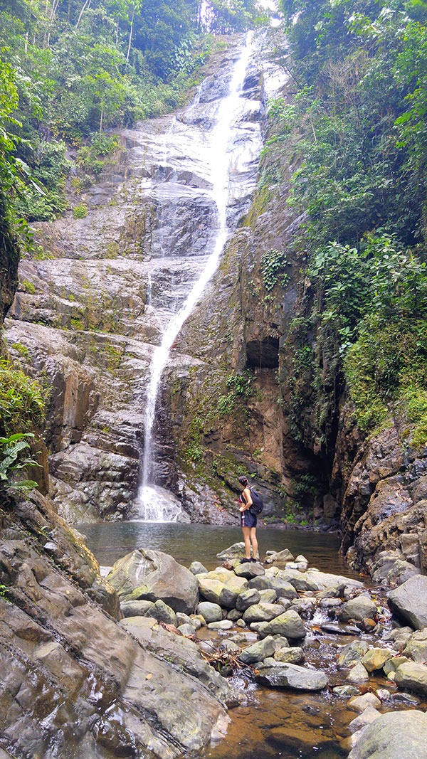Las siete cascadas del Zapanal, la Maná
