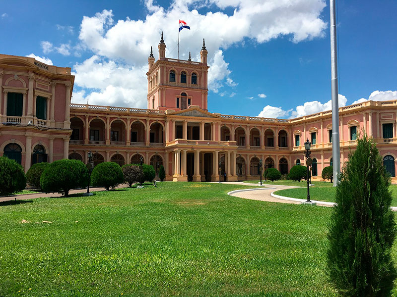 El Palacio Presidencial o Palacio de los López Asuncion